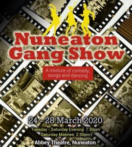 Nuneaton Gang Show Information Poster 2020
